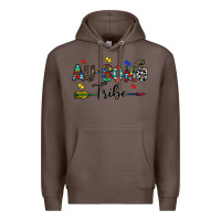 Coffee au some tribe Premium Hoodie - CowhideDigitalArt