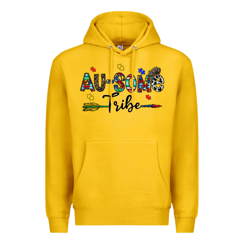 Au Some Tribe Premium Hoodie by CowhideDigitalArt | Teevron
