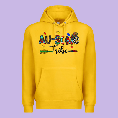Au Some Tribe Premium Hoodie Designed By Cowhidedigitalart