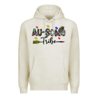 Oatmeal Heather au some tribe Premium Hoodie - CowhideDigitalArt