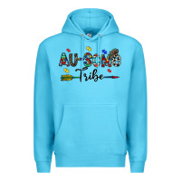Ocean Blue au some tribe Premium Hoodie - CowhideDigitalArt