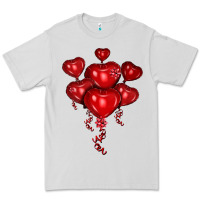 Dove Grey heart balloons olivia Premium Tee - OliviaCreatesArt
