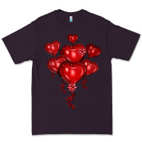Plum heart balloons olivia Premium Tee - OliviaCreatesArt