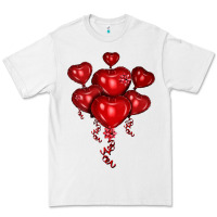 White heart balloons olivia Premium Tee - OliviaCreatesArt