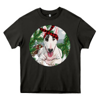 Asphalt Bull Terrier And Farm Heavy Core Tee - RanaPortraitStore