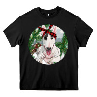 Black Bull Terrier And Farm Heavy Core Tee - RanaPortraitStore