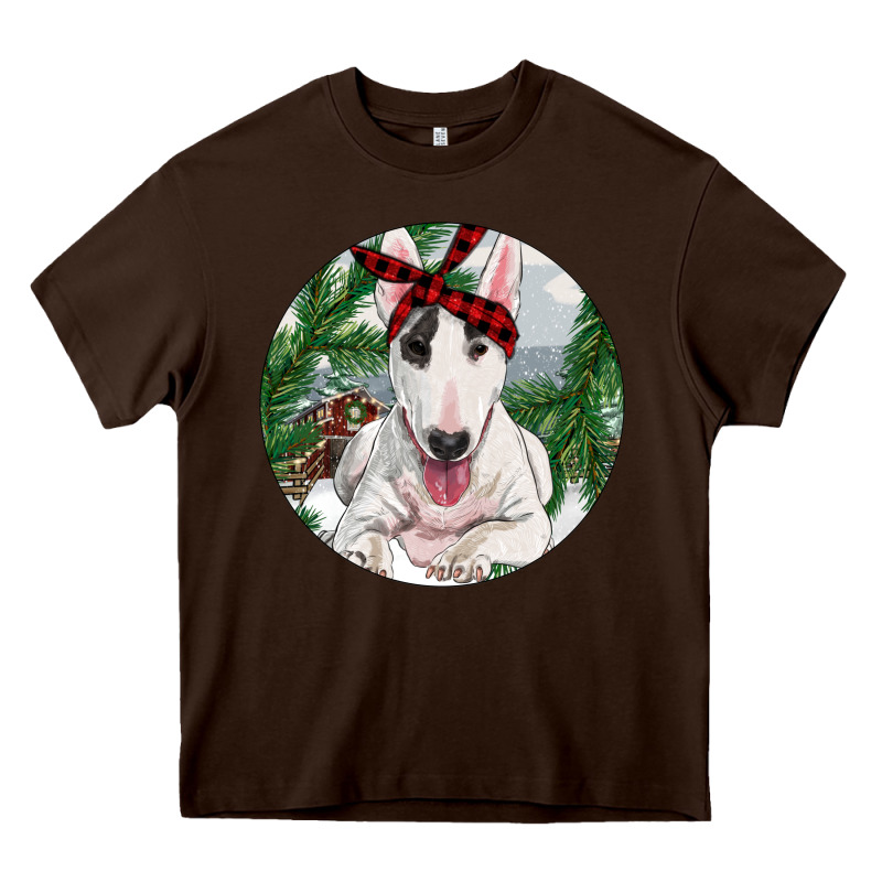 Bull Terrier And Farm Heavy Core Tee by RanaPortraitStore | Teevron