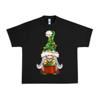 Black Christmas Gnome With Gift Urban Heavy Tee - BundleAndBundleShop