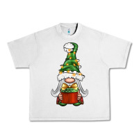 Lunar Rock Christmas Gnome With Gift Urban Heavy Tee - BundleAndBundleShop