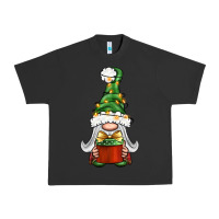 Pigment Black Christmas Gnome With Gift Urban Heavy Tee - BundleAndBundleShop