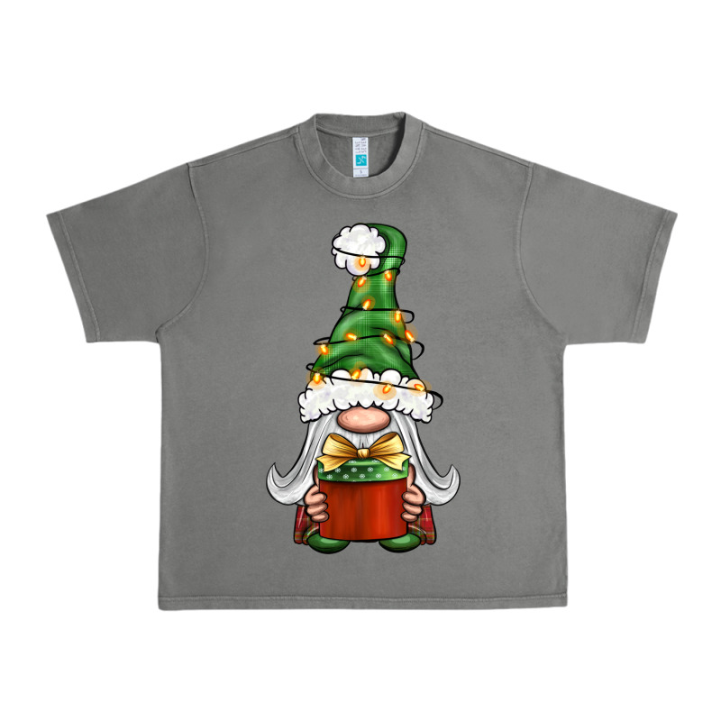 Christmas Gnome With Gift Urban Heavy Tee by BundleAndBundleShop | Teevron