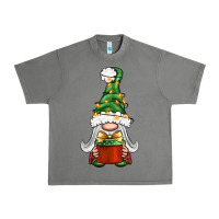 Tornado Christmas Gnome With Gift Urban Heavy Tee - BundleAndBundleShop