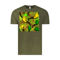 Vintage Olive St. Patrick's pipe pattern digital paper Vintage Tee - BundleAndBundleShop
