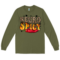 Army Green neuro spicy neurodivergence Long Sleeve Tee - LillyAllenDesigns
