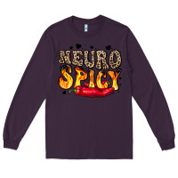 Plum neuro spicy neurodivergence Long Sleeve Tee - LillyAllenDesigns