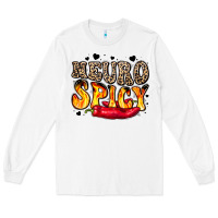 White neuro spicy neurodivergence Long Sleeve Tee - LillyAllenDesigns