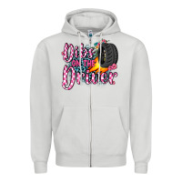 Dove Grey dibs on the driver Zipper Hoodie - JahusDesignShop