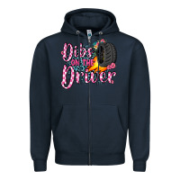 Navy dibs on the driver Zipper Hoodie - JahusDesignShop