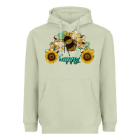 Matcha bee happy honey comb Heavyweight Hoodie - JahusDesignShop