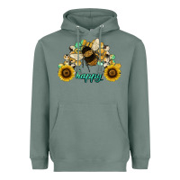 Sage bee happy honey comb Heavyweight Hoodie - JahusDesignShop