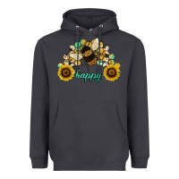 Smoke bee happy honey comb Heavyweight Hoodie - JahusDesignShop