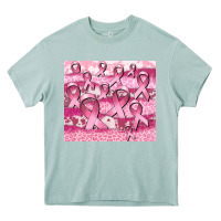 Arona ribbon  breast cancer Heavy Core Tee - CowGirlArtShop