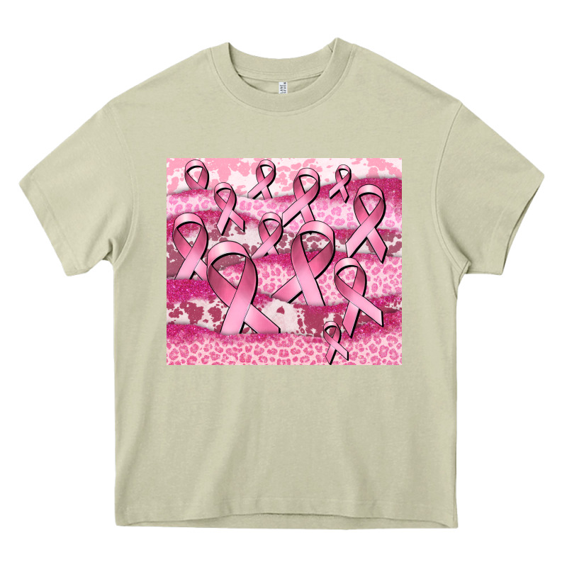 Ribbon  Breast Cancer Heavy Core Tee by CowGirlArtShop | Teevron