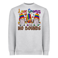 Heather Grey love gnomes no bounds Heavyweight Sweatshirt - JahusDesignShop