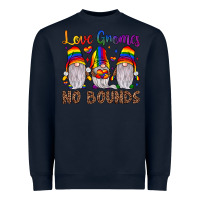 Navy love gnomes no bounds Heavyweight Sweatshirt - JahusDesignShop