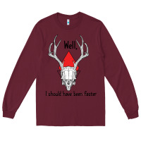 Burgundy I should have been faster Long Sleeve Tee - Bettercallsaul