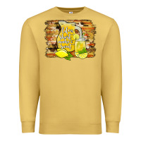 Antique Gold life is short make it sweet Premium Sweatshirt - JahusDesignShop