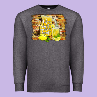 Life Is Short Make It Sweet Premium Sweatshirt Designed By Jahusdesignshop