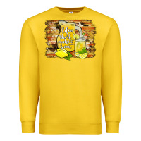 Lemon life is short make it sweet Premium Sweatshirt - JahusDesignShop