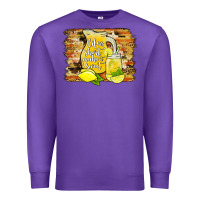 Purple life is short make it sweet Premium Sweatshirt - JahusDesignShop