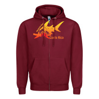 Burgundy nacascolo beach costa rica t  shirt nacascolo beach costa rica t  shir Zipper Hoodie - maiPhamDesign