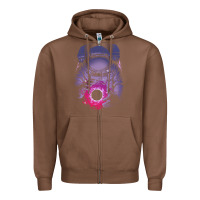 Chestnut astronaut deep space Zipper Hoodie - maiPhamDesign