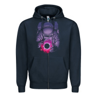 Navy astronaut deep space Zipper Hoodie - maiPhamDesign