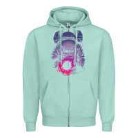 Seafoam astronaut deep space Zipper Hoodie - maiPhamDesign