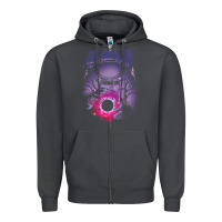Smoke astronaut deep space Zipper Hoodie - maiPhamDesign