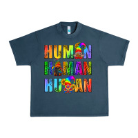 Midnight Navy Human Pride Lgbt Urban Heavy Tee - BundleAndBundleShop