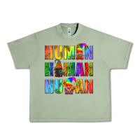 Oil Green Human Pride Lgbt Urban Heavy Tee - BundleAndBundleShop