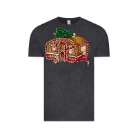 Vintage Black caravan gingerbread Vintage Tee - FaDigitalArtStudio