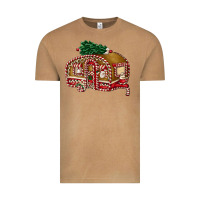 Vintage Camel caravan gingerbread Vintage Tee - FaDigitalArtStudio
