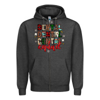 Charcoal Heather Christmas dental squad Zipper Hoodie - JahusDesignShop
