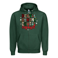 Sports Green Christmas dental squad Zipper Hoodie - JahusDesignShop
