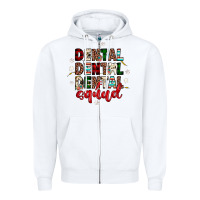 White Christmas dental squad Zipper Hoodie - JahusDesignShop