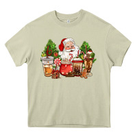 Mossy christmas santa coffee cups Heavy Core Tee - CowGirlArtShop