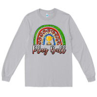 Moon Dust Play Ball Football Rainbow Long Sleeve Tee - CowhideDigitalArt