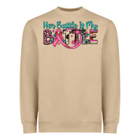Mushroom her battle is my battle Heavyweight Sweatshirt - JahusDesignShop