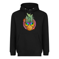 Black pineapple and glasses Heavyweight Hoodie - JahusDesignShop